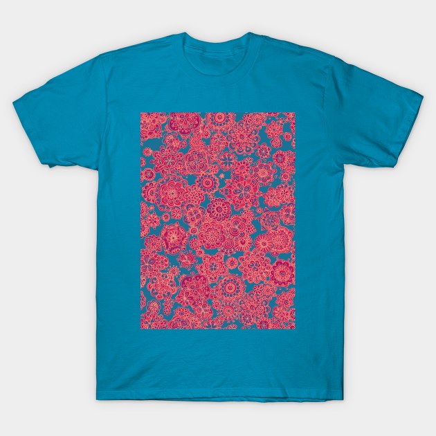 Flower Doodle T-Shirt by micklyn